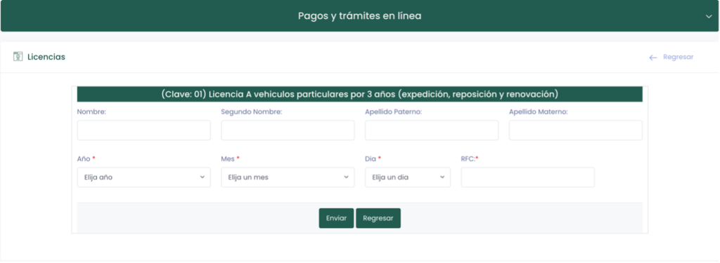 Portal de pagos y trámites vehiculares de la CDMX - Trámites vehiculares